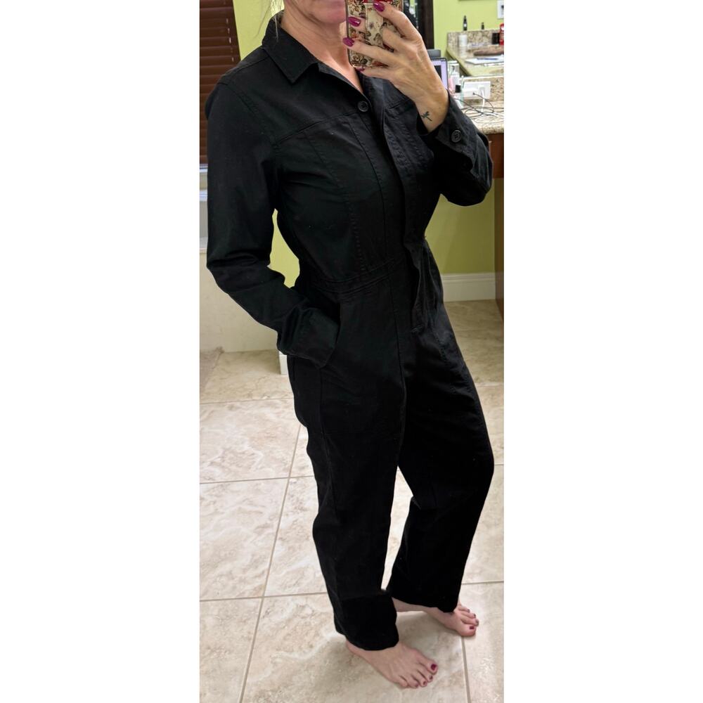 Universal Thread Button-Front Coveralls Romper Ju… - image 4